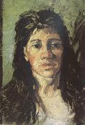 Vincent Van Gogh Head of a Woman with her Hair Loose (nn04) Spain oil painting artist